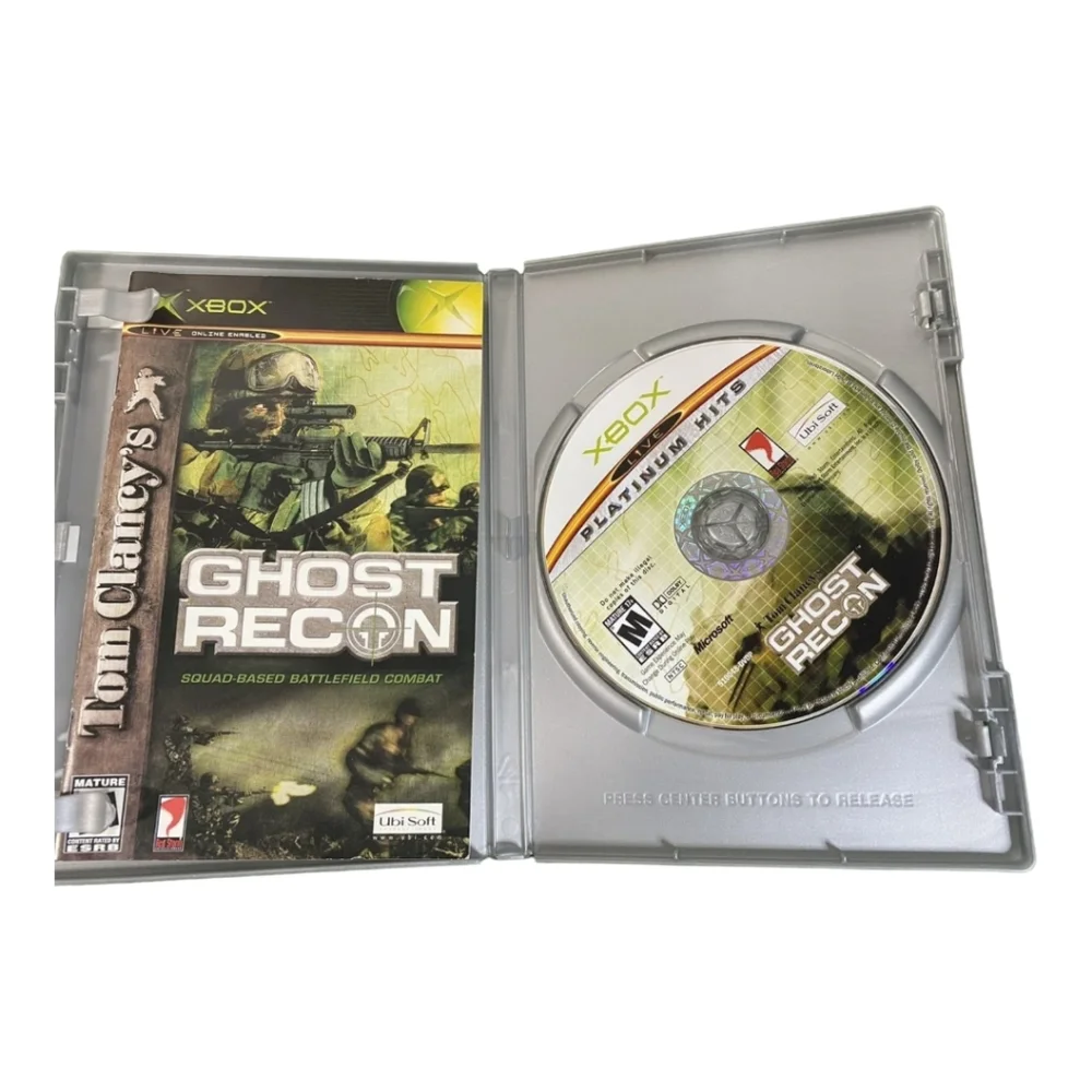 Ghost Recon Platinum Hits for Xbox Original TESTED WORKS GREAT